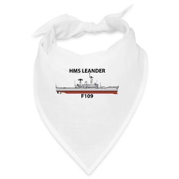 HMS LEANDER - LEANDER ORIG - Bandana - Weiß - Vorne