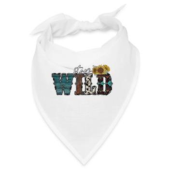 Country Musik ländlich Landei Countrymusiker Mom - Bandana - Weiß - Vorne