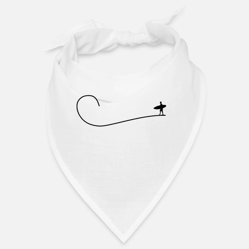 Motif de surf pour le passe-temps de surf Bandana