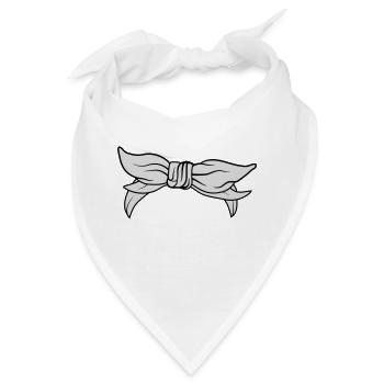 Bandana Kopftuch weibliche Kopfbedeckung - Bandana - Weiß - Vorne