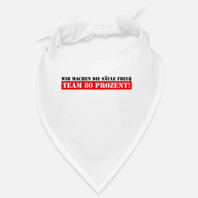 Team 80 % - Wir machen die Säule frei Bandana