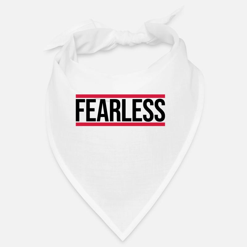 fearless Text Quote Design Bandana
