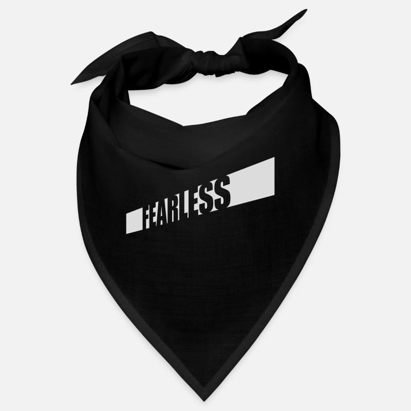 Conception de citation de texte intrépide Bandana