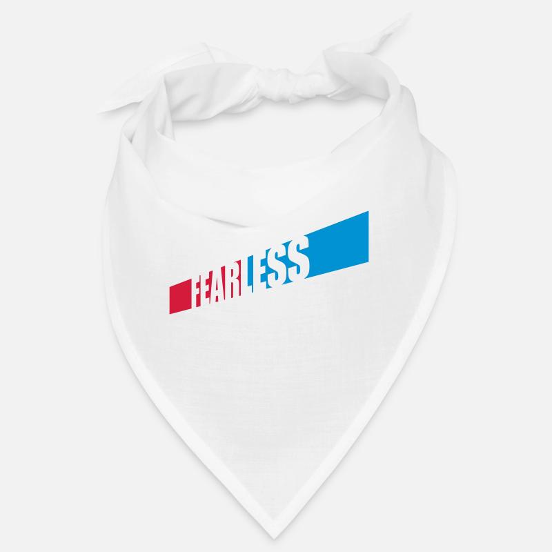 fearless Text Quote Design Bandana