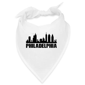 Philadelphia - Bandana - Weiß - Vorne
