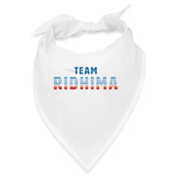 Team Ridhima | Warming Stripes - Bandana - Weiß - Vorne
