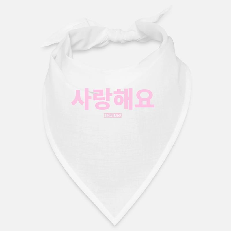 Coréen - Bandana - blanc