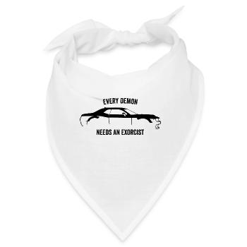 CHALLENGER DÄMON SLOGAN - Bandana - Weiß - Vorne