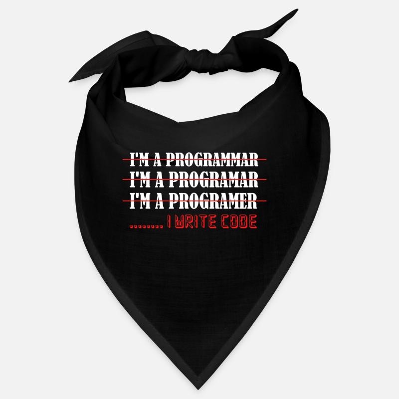 I'm A Programmar ........ I Write Code Software Co Bandana