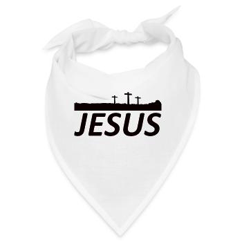 Jesus - Bandana - Weiß - Vorne