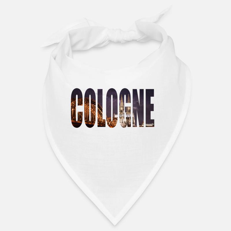 COLOGNE SKYLINE NIGHT Bandana