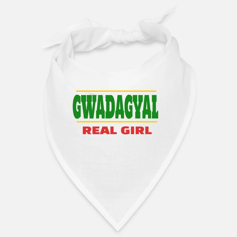 Gwadagyal, echtes Mädchen - Bandana - Weiß