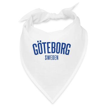 Göteborg Schweden - Bandana - Weiß - Vorne
