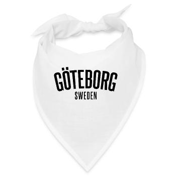 Göteborg Wir geben nie auf - Bandana - Weiß - Vorne