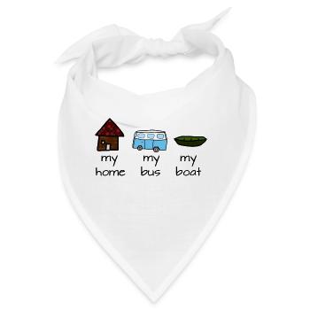 Simple - Bandana - Weiß - Vorne