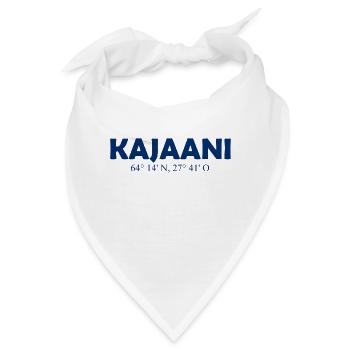 Kajaani - Finland - Coordinates Longitude Latitude - Bandana - Weiß - Vorne