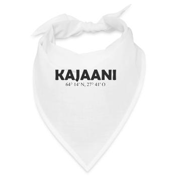 Kajaani - Finland - Coordinates Longitude Latitude - Bandana - Weiß - Vorne