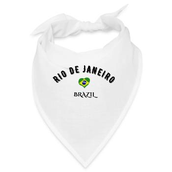 Rio de Janeiro Brasilien - Bandana - Weiß - Vorne