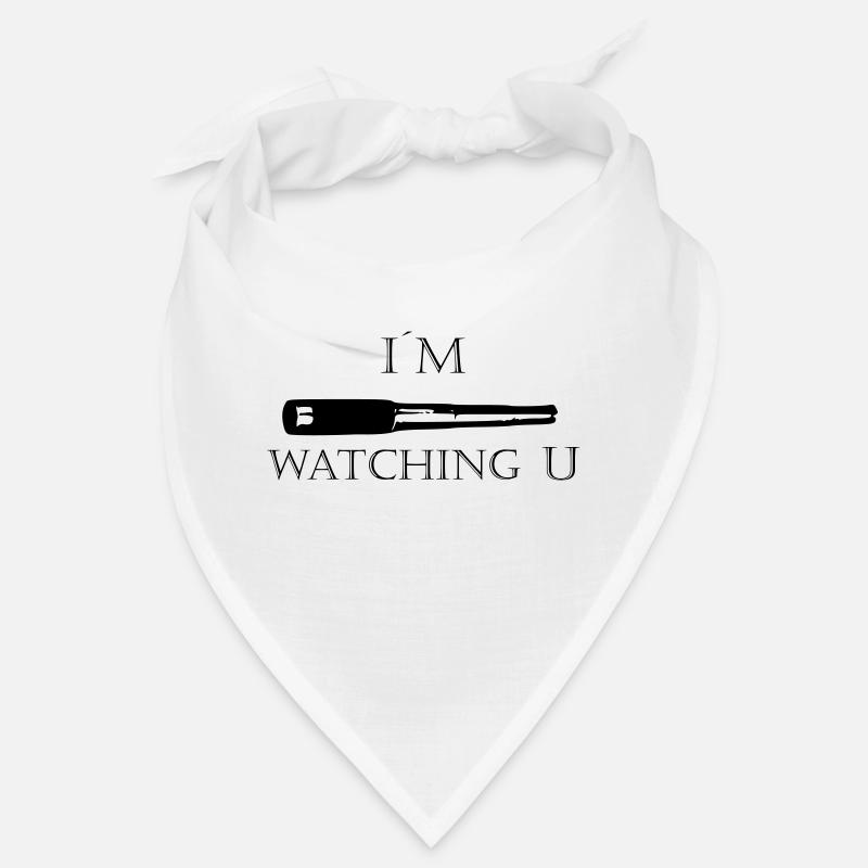 Dans le lettrage en u de surveillance Bandana