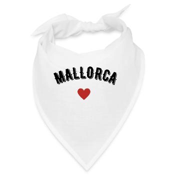 Mallorca - Bandana - Weiß - Vorne