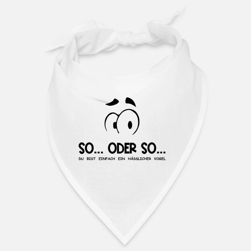 So...Oder So: Hässlicher Vogel - Schwarz Bandana