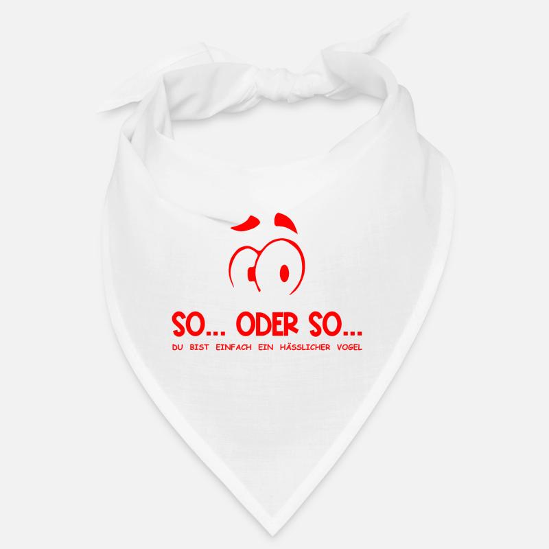 So...Oder So: Hässlicher Vogel - Rot Bandana