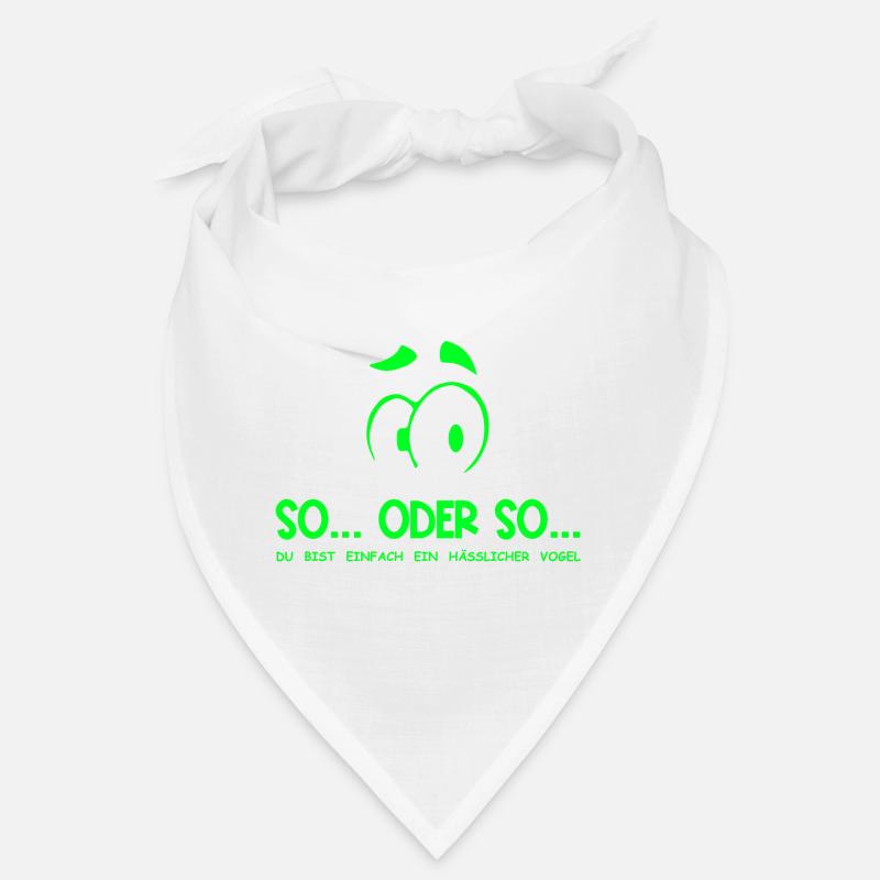 So...Oder So: Hässlicher Vogel - Neongrün Bandana
