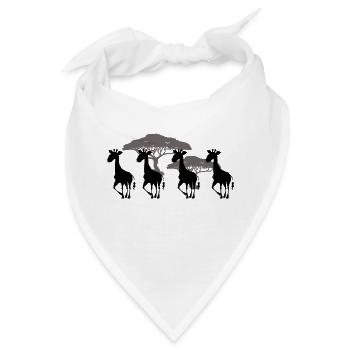 Safari Zoo Animal Safari Zoo - Bandana - Weiß - Vorne