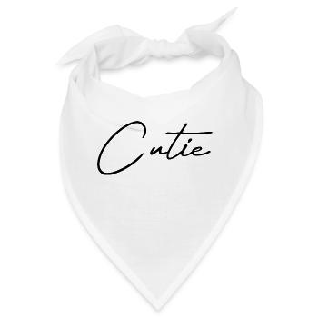 Cutie black - Bandana - Weiß - Vorne