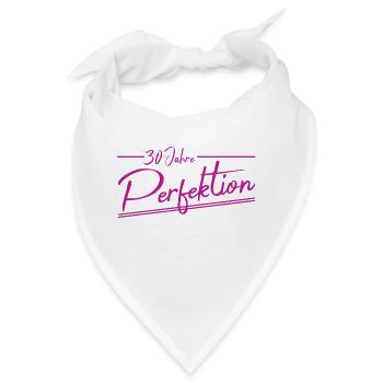30 jahre Geburtstag Lustige Idee - Bandana - Weiß - Vorne