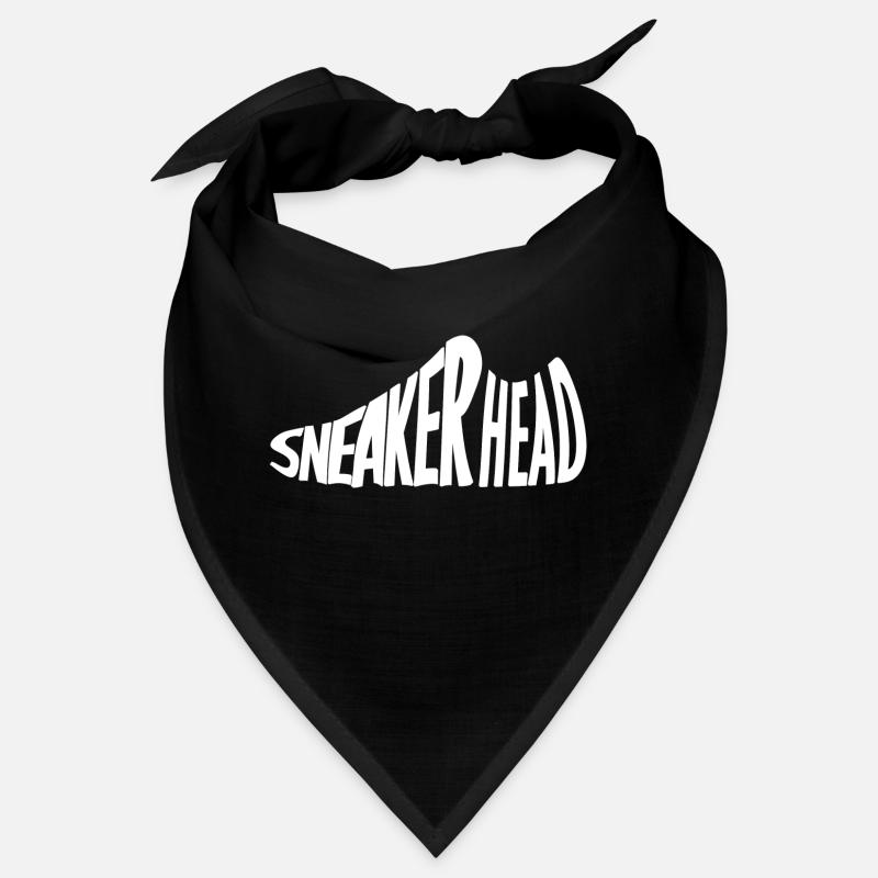 Sneaker Kopf Weiß Bandana