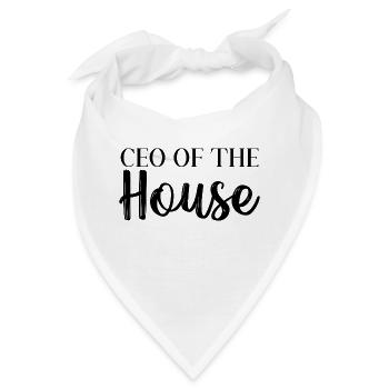 CEO of the House - Bandana - Weiß - Vorne