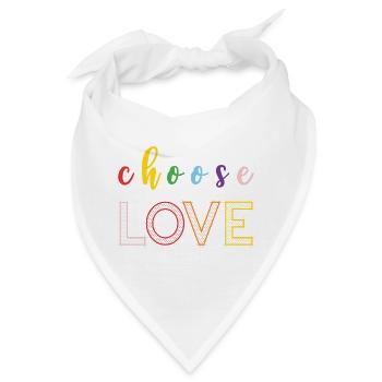Pride Month - Liebe - Bandana - Weiß - Vorne
