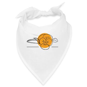 Flower Blume Pflanze - Bandana - Weiß - Vorne