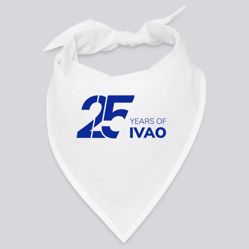 IVAO 25e anniversaire Blanc - Bandana