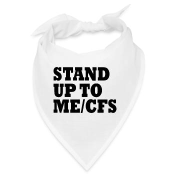 Mecfs - Stand up to me/cfs - Bandana - Weiß - Vorne