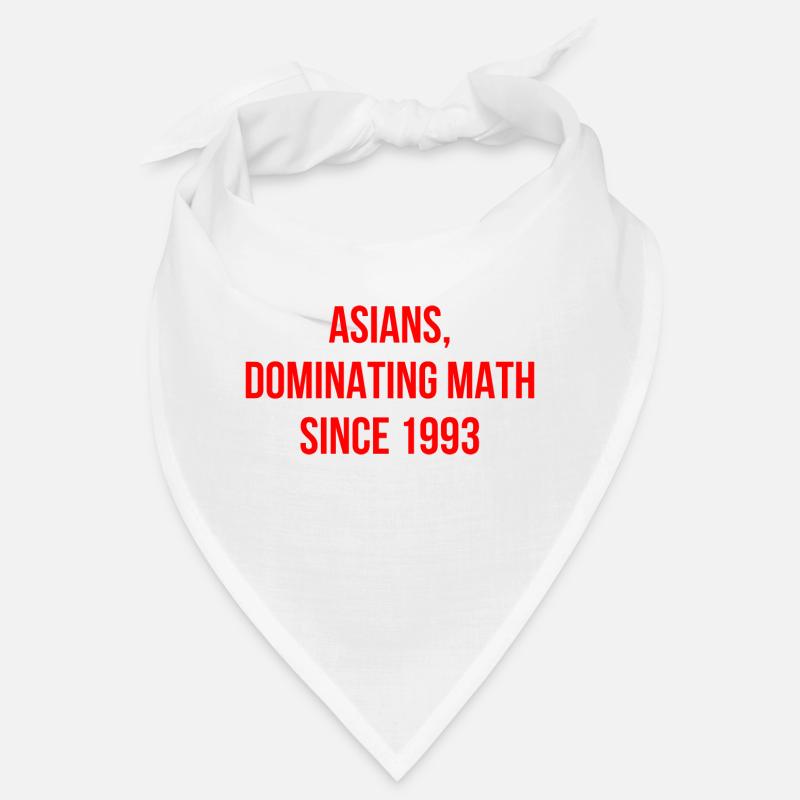 Asiaten Mathe Spruch Englisch Bandana