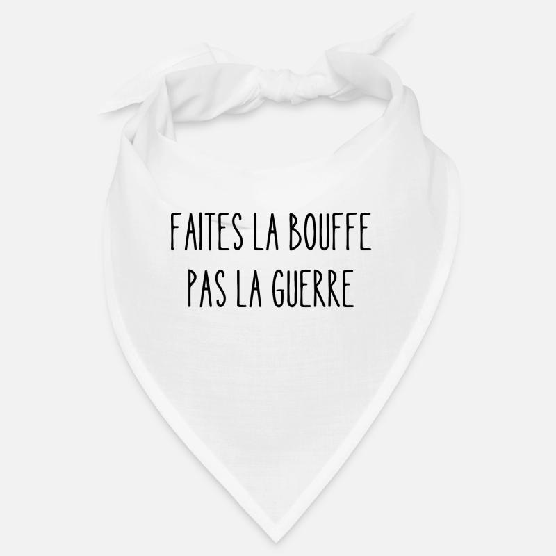 faites la bouffe pas la guerre Bandana