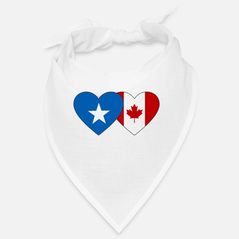 Somalie Cœur de drapeau du Canada Bandana