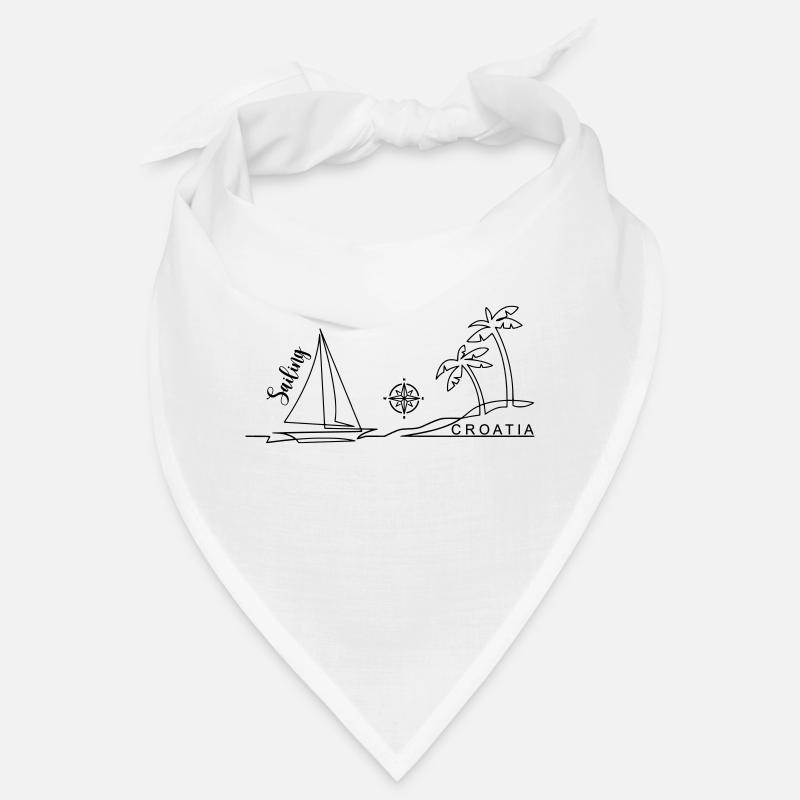 Équipage de navigation Croatie Bandana
