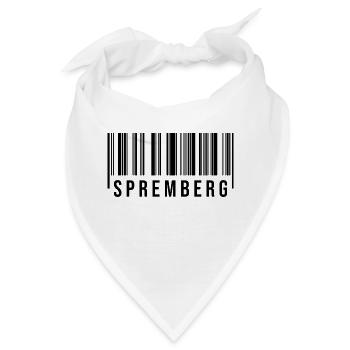 Spremberg Strichcode - Bandana - Weiß - Vorne
