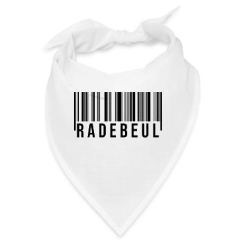 Radebeul Strichcode - Bandana - Weiß - Vorne