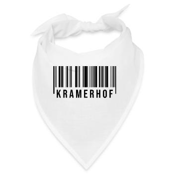 Kramerhof Strichcode - Bandana - Weiß - Vorne