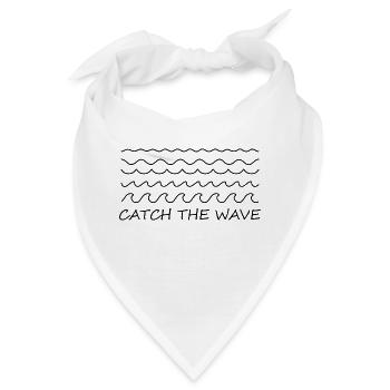 Surfing Surfboard Surfer Wassersport - Bandana - Weiß - Vorne