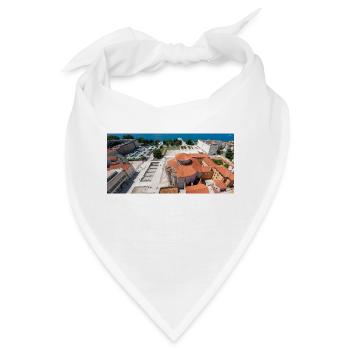 Kirche des Hl. Donatus Zadar, Kroatien - Bandana - Weiß - Vorne