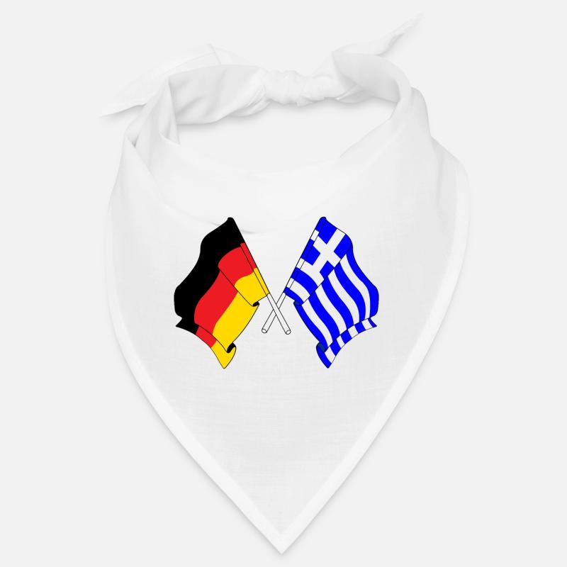 Drapeau de l’Allemagne et drapeau de la Grèce Bandana