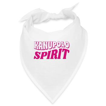 Kanupolo Spirit Slogan - Bandana - Weiß - Vorne