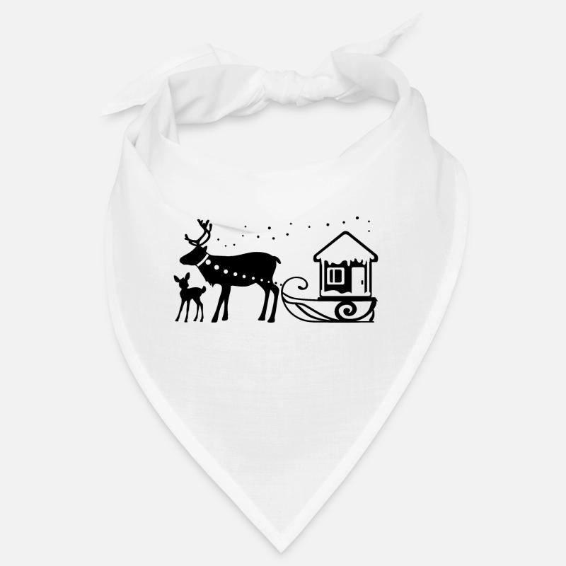Papa renne de Noël avec son bébé Bandana