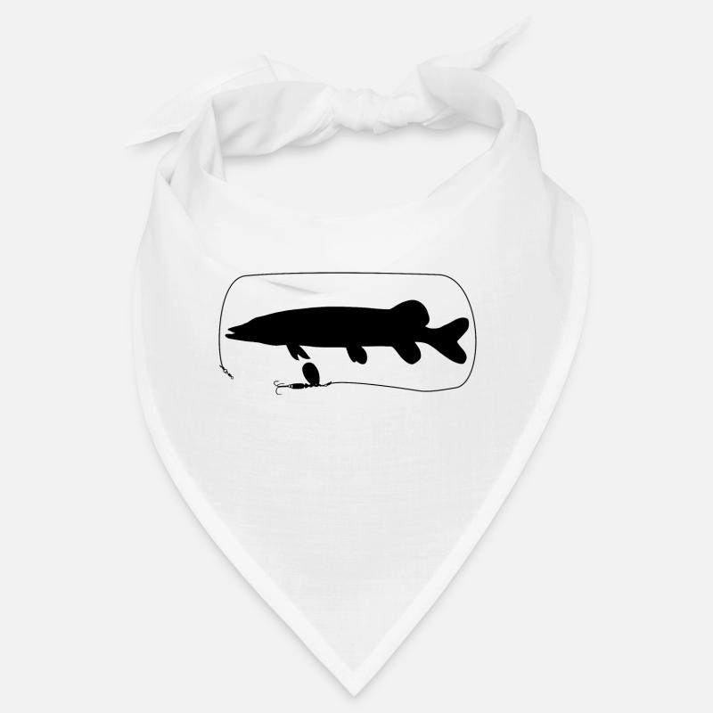 Hecht mit Spinner Bandana