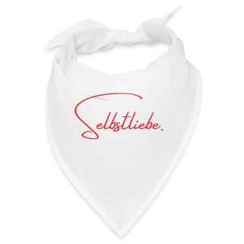 Selbstliebe - Bandana - Weiß - Vorne